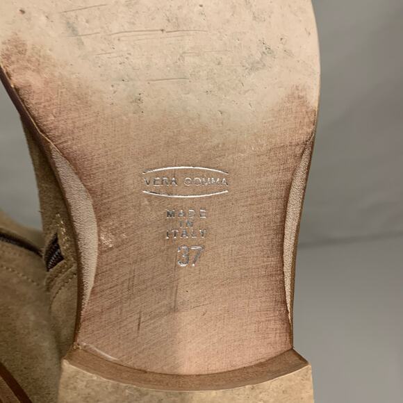 Sundance Suede Embroidered Boots Floral Over the Knee Western Country Cowgirl - Picture 8 of 9